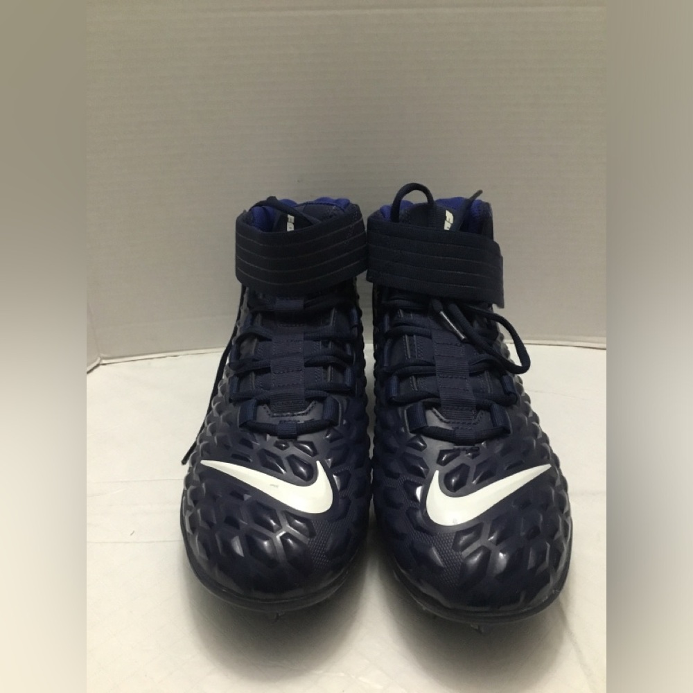 Nike Dark Blue Athletic Cleats with White Swoosh